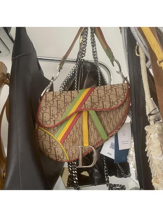 Dior Handbags - Dior Rasta Saddle Bag - Vintage by John Galliano